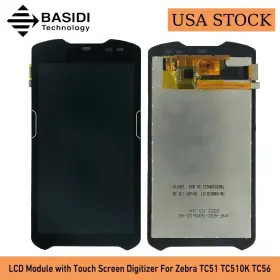 Basidi Tm050jdhg33 Lcd Display With Touch Screen Digitizer For Zebra Tc51 Tc510k Tc56 Us Stock