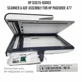 D3Q15-60003 HP Adf Scanner Pagewide Pro Mfp