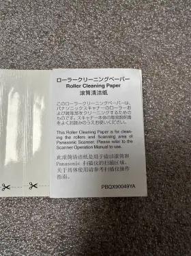 PBQX90049YA PANASONIC Scanner Roller Cleaning Paper #2