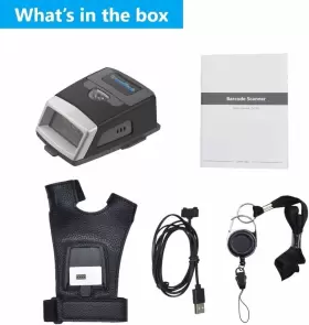 GS02 POSUNITECH Glove Barcode Scanner Wearable Zebra Reader #2
