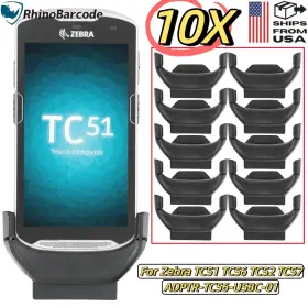 Universal Adptr-tc56-usbc-01 10x Type-c Clip On Charger For Zebra Tc51 510k Tc56 Tc52 Tc57