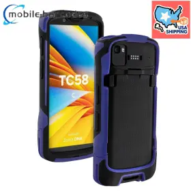 Universal Sg-ngtc5exo1-01 New Protective Cover Rugged Boot For Zebra Tc58 Tc53 Blue &black