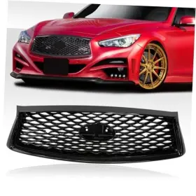 Ylt Auto Wq-q50l-009 Front Cover Bumper Upper Grille Assembly Replacement Glossy Black