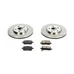 Powerstop Oe Stock Replacement Low-dust Ceramic Brake Pad And Rotor Kit. Fixed Price $151.86.