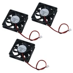 3pack 60mm X 15mm 6015 12v Brushless Dc Cooling Fan 2pin For Diy 3d Pr.... Fixed Price $15.57.