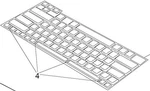 Hp Digital Sender 9200c/9250c Keyboard Assembly W/oframe Cb472-60160. Fixed Price $42.00.
