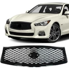 Ylt Auto Front Bumper Cover Upper Grille Replacement Shroud Air Black. Fixed Price $59.99.