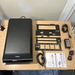 Epson Perfection V600 Tested Photo & Document Scanner With Cables And Film Trays. Fixed Price $414.99.