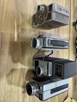 Vintage 8mm Movie Camera Lot Bell & Howell Elmo Kodak Instamatic Untested. Fixed Price $60.00.