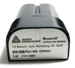 Avery Dennison Monarch 12009502 7.4v 25wh Lithium-ion Battery. Fixed Price $12.99.