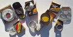 Mixed Camera Lot Of 12 - Lens Filters, Shade Kodak, Tiffen, Bell & Howell. Fixed Price $20.00.