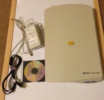 Hp Scanjet 3300c Flatbed Color Scanner C7680a With Power Cord & Software Cd. Fixed Price $99.99.